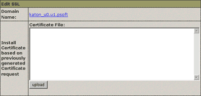 Edit SSL